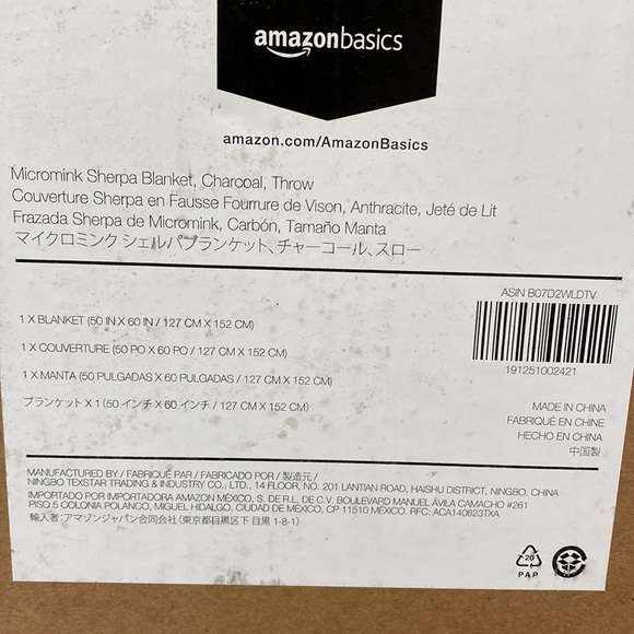 Amazon Basics Sherpa Throw - Picture 6 of 9